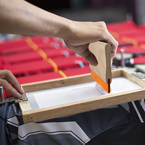 Caydo 46 Pieces Screen Printing Kit with 4 Color Screen Printing Ink, 2 Size Screen Printing Frame and Squeegees for Screen Printing