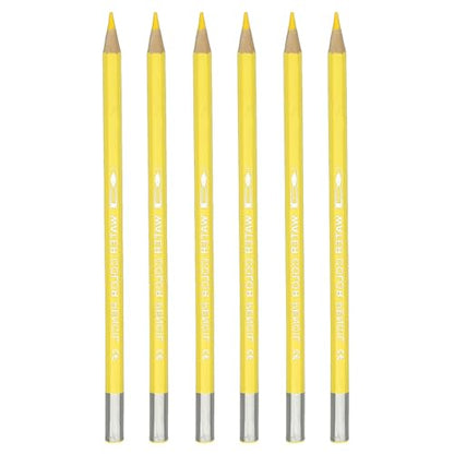 PATIKIL Watercolor Pencil, 6Pcs Water Soluble Pencils for Blending, Coloring, Sketch Drawing, Painting, Light Yellow - color: Light Yellow