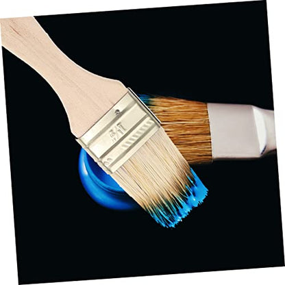 Oil Paint Set 5pcs Fine Detail Paint Brushes Wooden Handle Art Supplies for Painting