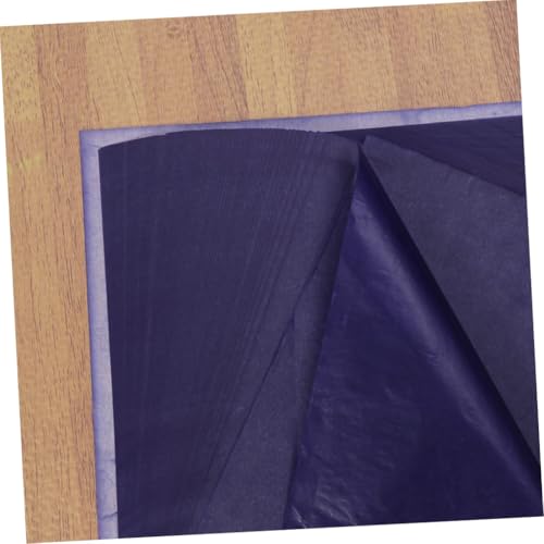 Angoily 100pcs Graphite Carbon Transfer Paper for Tracing Painting Carbon Coated Paper Canvas - color: Blue