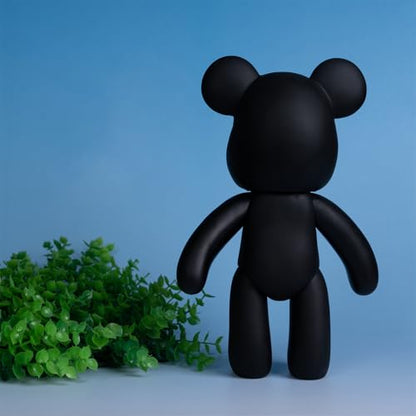 Fluid Bear 9 inch Black Mold Figure for Drip Pour Bear Painting and Home Decoration