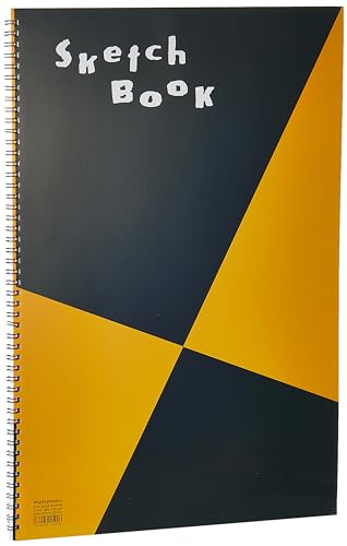 Maruman ZUAN Sketchbook, A3, 16.54" x 11.85", Classic Drawing Paper Sketchbook Pad, 24 Pages of Acid-Free Textured Paper for Sketching, Durable Twin-Wire Binding, Made in Japan - size: A3, style: SKETCHBOOK