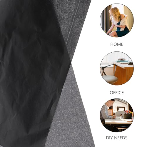 Zerodeko Graphite Carbon Paper Transfer Sheets 25pcs 23x33cm Black Single-Sided Tracing Paper for Drawing Art Crafts