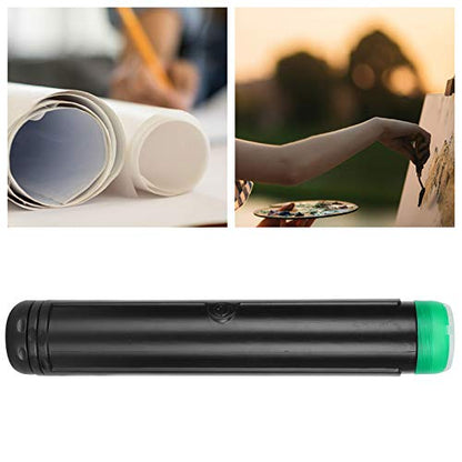Telescopic Drawing Storage Tube | Italian Style Thickened Case Holds Posters & Paintings Up to 43.3in | Art Portfolio for Home/Studio/Travel | 2 - in - 1 Expandable