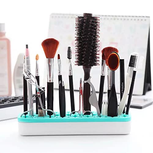 Silicone Brush Holder Organizer for Painting Brush Holder,Craft or Sewing Tools Brush Drying Rack Multipurpose Diamond Painting Pen Holder Sewing Craft Tool Holder Storage Box for Stash and Store
