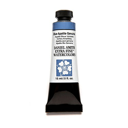 Daniel Smith Extra Fine Watercolor Paint, 15ml Tube, Blue Apatite Genuine, 284600196, 0.5 Fl Oz (Pack of 1) - color: Blue Apatite Genuine