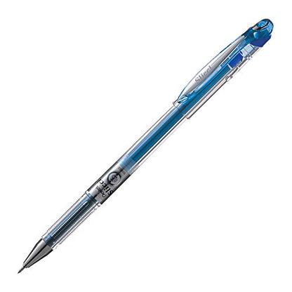 Pentel Arts Slicci 0.25 mm Extra Fine Gel Pen, Blue Ink, Box of 12 (BG202-C) - color: Blue, size: 12 Count (Pack of 1), style: 0.25mm