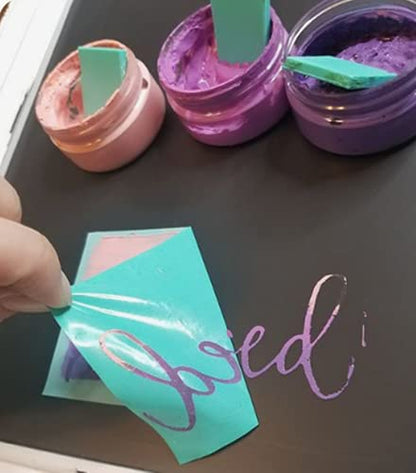 JAJADO Chalk Paste Paint for Stencils, Purple Chalk Paste for Silk Screen Stencils, Christmas Stencils Paste Painting on Wood, Fabric, Chalkboard, Mesh Transfers Chalk Paint for Crafts Project - color: Purple