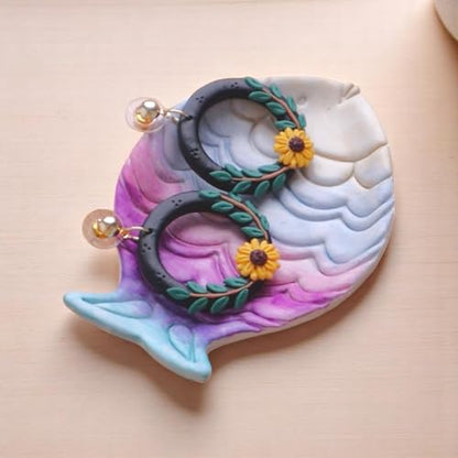 GOTO CLAY TOOLS Trinket Fish Cutter for Polymer Clay, Fish Trinket Dish Cutter, 4 inch Length, Embossed Polymer Clay Cutters, Sharp Edge TR-Fish - color: FISH