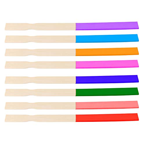 ZOENHOU 100 PCS 14 Inch Paint Sticks, Premium Wooden Paint Stir Waxing Mixing Sticks Bulk for Crafts Painting Crafting Resin Wood Paddle Hobby Projects Garden - size: 100PCS 14Inch