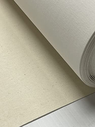 4U Media&Displays 44"x40 feet per roll UV Printing Inkjet Art Canvas Roll 55% Poly-45% Cotton White Matte-Finish Printable Canvas - size: UV Canvas 44"