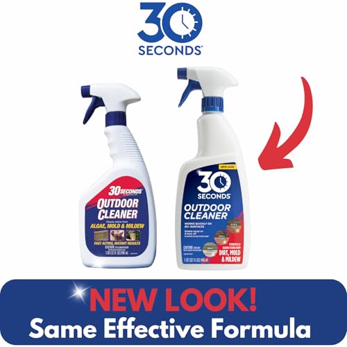 30 SECONDS Outdoor Mold & Mildew Stain Remover Spray | Ready To Use | 32 fl. oz. | 2 Pack - size: 32 Fl Oz (Pack of 2)