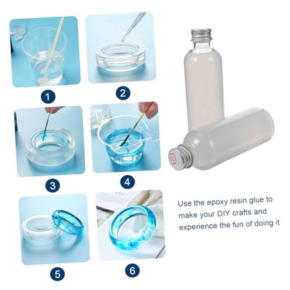ARTIBETTER 600g Translucent Liquid Silicone for Mold Making Craft Tool for Unique Molds Ab Glue for Creative Projects for Family and Friends
