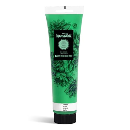 Speedball Water-Soluble Block Printing Ink, 5-Ounce Tube (Green) - color: Green, size: 5 fl oz