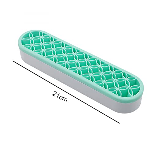 Silicone Brush Holder Organizer for Painting Brush Holder,Craft or Sewing Tools Brush Drying Rack Multipurpose Diamond Painting Pen Holder Sewing Craft Tool Holder Storage Box for Stash and Store