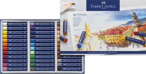Faber-Castell Oil/Pastel Chalk Pack of 36, Multicoloured, 36 stück (1er Pack)