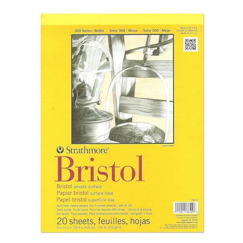 Strathmore 300 Series Bristol Smooth 9 in. X 12 in. [Pack of 2] (2PK-342-9-1)