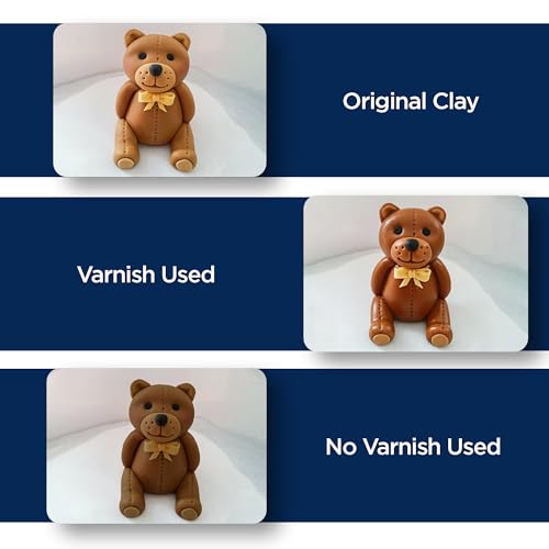Bluebird Signature Air Dry Clay Glaze - Air Dry and Polymer Clay Varnish, Prevents Cracking and Scratches (8.5 Fl Oz) - size: 8.5 Fl Oz