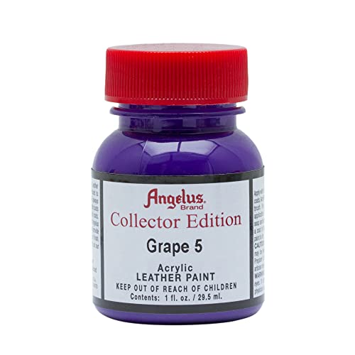 Angelus Collector Leather Paint 1 oz Grape 5 - color: Grape 5