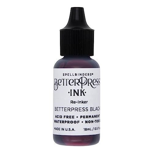 Spellbinders BetterPress Letterpress Ink Pad & Reinkers Bundle (Regal) - color: Regal