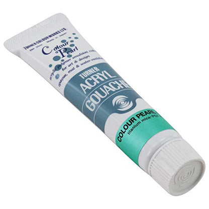 Turner Colour Works Acryl Gouache Artist Acrylic Paint - Single 20 ml Tube - Pearlescent Green - color: Pearlescent Green, size: 0.7 Fl Oz (Pack of 1)