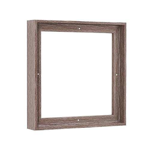 Pixy Canvas Floater Frame 4x4 for 1-1/2 (1.5) inch Deep Canvas Paintings/Canvas Prints/Wood Canvas Panels/Wall Art/Wall Decor/Home Decor/Artwork (Gray Oak, 4 x 4 inch, Square) - color: Gray Oak, size: 4 x 4 inch