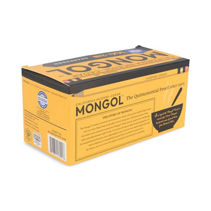 Mongol Classic Incense Cedar #2 Pencil - 144-Pack - Pre-sharpened, European Graphite Core, US Grown Cedar, Smudge Free Eraser – Nontoxic PMA Certified - size: 1 Count (Pack of 144)