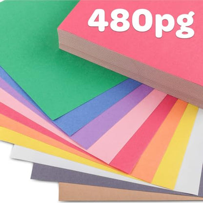 Crayola Construction Paper Bulk Pack (480 Sheets) – 10 Assorted Colors, 9x12, Teacher School Supplies & Classroom Must Haves, Card Making Craft Supplies, Art Paper