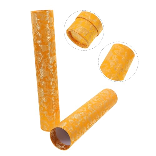 KOCKSHION Telescoping Poster Tube 13.93In Extendable Drafting Storage Case for Artwork Scrolls Calligraphy Paintings Carrying