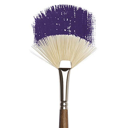 Winsor & Newton Artists' Oil Synthetic Brush, Fan #6 - style: Fan #6