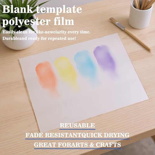 7-Pack Quilting Template Plastic Sheets Translucent, 12x18 Inch Sewing Templates Material for Quilting Patterns Templates, Plastic Quilting Templates for Cutting Patterns