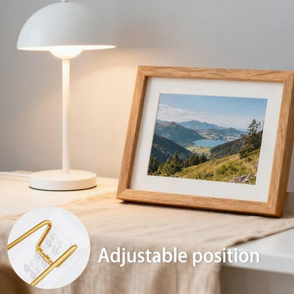 6 Pcs Adjustable Metal Picture Frame Easel Backs,Self Adhesive Photo Frame Stands for Frames,Stainless Steel Easel Back Supports for Photos Paintings Display,(Gold,5.12 ×2.12 Inch) - size: 6PCS Gold 5.12×2.12 Inch