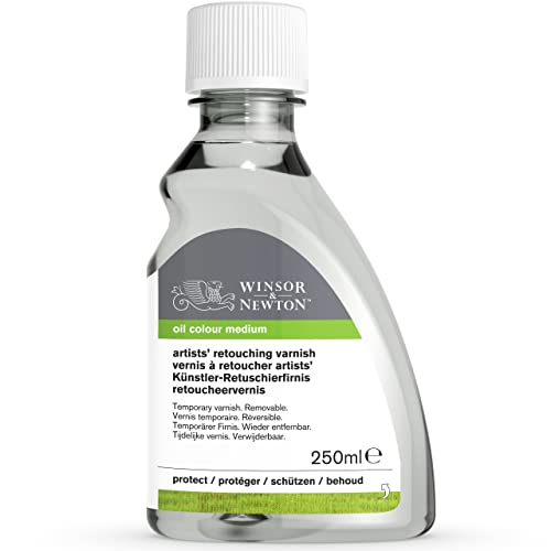 Winsor & Newton Professional Artists' Retouching Varnish, 250ml (8.4oz) Bottle - color: Retouching Varnish, style: 8.4-oz Bottle