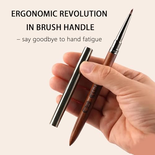 Precision Triangular Nail Brush for Quick Paint Flower, Petal & Butterfly, 3d Flowers Nail Art Brushes - Acrylic & Gel Polish DesignsTools Manicure Pen for DIY & Salon Use - 1pc - color: A - Flower Brush