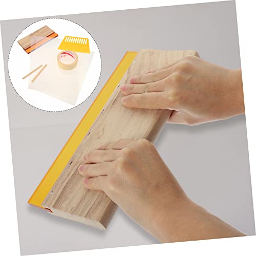 LALAFINA 1set Screen Printing Tools Squeegee for Ink Applications for Textile and Graphic Projects Kit Accessories for Handmade Printing