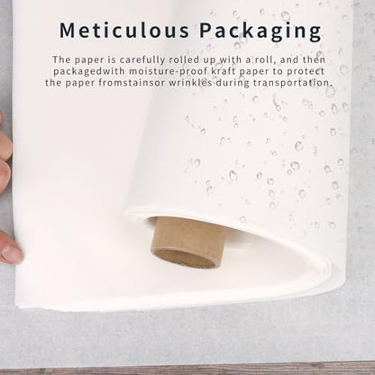 Reelartisy 50 Sheets Artist Teabag Paper, 16.5x16.5 Inches Wet Strength Tissue Paper for Mixed Media Art, Painting, Collage, Cyanotype, Printmaking, Handmade DIY Craft Supplies (50)