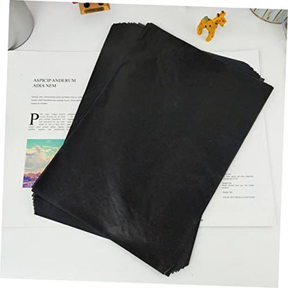 KONTONTY Graphite Carbon Transfer Paper 75 Sheets Tracing Paper for Art Projects