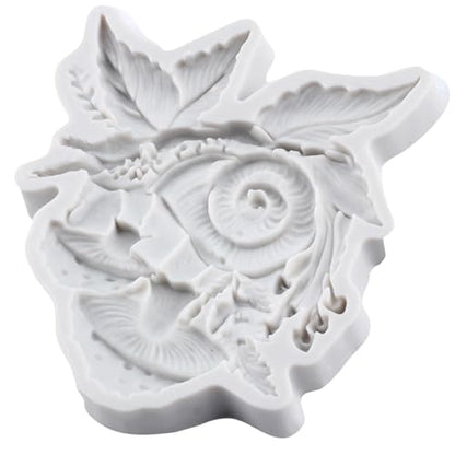 Mushroom Snail Polymer Clay Mold Snail Mushroom Silicone Molds for DIY Crafts Epoxy Resin Casting Air Dry Polymer Clay Plaster Jewelry Making - color: Style H