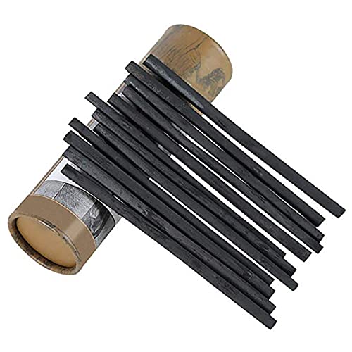 Vine Charcoal, Soft, Black 25 Charcoal Sticks for Drawing, Sketching, and Fine Art, Willow Sketch Charcoal Pencils for Drawing (3-5mm(25pcs)) - style: 3-5mm