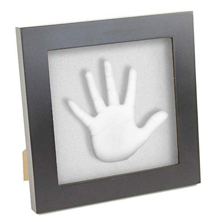 Baby Hand Casting Kit for Newborns - 3D Hand and Footprint Keepsake with Black Picture Frame - Safe for Baby Hand Casting Kit for New Parents - Professional DIY Infant Hand Mold Kit
