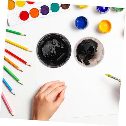 300ml Water Based Printing Ink Black Color Paste Lightweight and Portable for Painting and Creation Suitable for Students and Artists