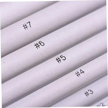 TEHAUX 18pcs Blending Stumps Tortillions Set Sketch Rub Pencil Stumps for Drawing Blending for Drawing Shading Pencils for Sketching