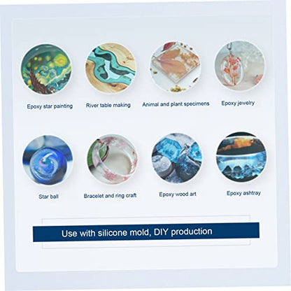 DOITOOL 600g Liquid Silicone Mold Making Kit Translucent Ab Glue for Unique Crafts Projects for Art Home Decor