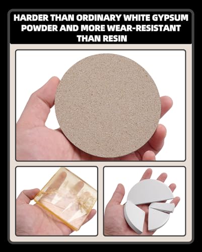 DR.GYPSUM Stone Kit,Eco-Resin Water-Based Casting Material for Concrete DIY Projects, Two-Part Powder Base and Liquid Set, 1.2kg(2.2Ib Base+0.44Ib Liquid)/Set(Beige) - color: Beige, size: 1.2KG