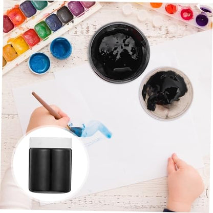 NUOBESTY Water-Based Printmaking Ink 300ml Bottle Black Pigment for Art Crafts DIY Watercolor Painting Supplies