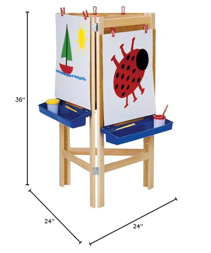 Jonti-Craft 0653JC 3 Way Adjustable Easel