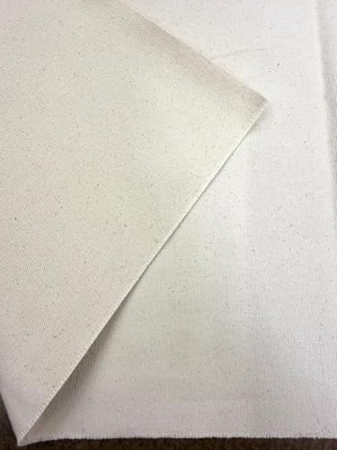 Sedona Designz 60" Wide Cotton Duck Canvas Fabric – Heavyweight 14 oz Durable 100% Cotton for Upholstery, Crafts & Sewing Projects (Natural, 100 Yards) - color: Natural, size: 100 Yards