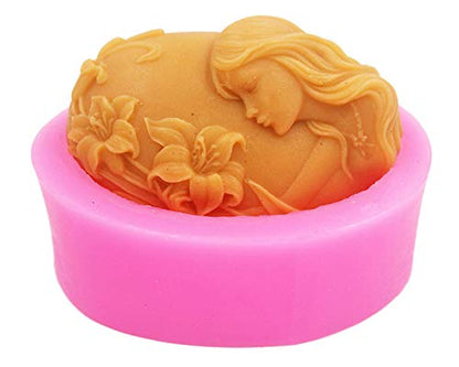 Flower Faerie mould S264 Craft Art Silicone Soap mold Craft Molds DIY Handmade soap molds by Longzang