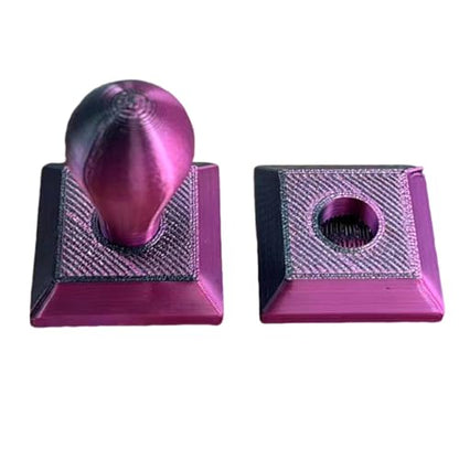 Diamond Art Painting Embossing Roller 3D Printing Diamond Art Painting Seal Press Diamond Art Painting Roller Tool Set for Multi-Color Square & Circular Drills (Matte Black Purple) - color: Matte Black Purple