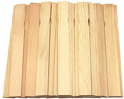 Paint Stir Sticks-Rewiss Bulk 100 PCS 10in Length Bamboo Craft Sticks Natural Color Paint Stir Sticks - size: 10 Inch(100pcs)